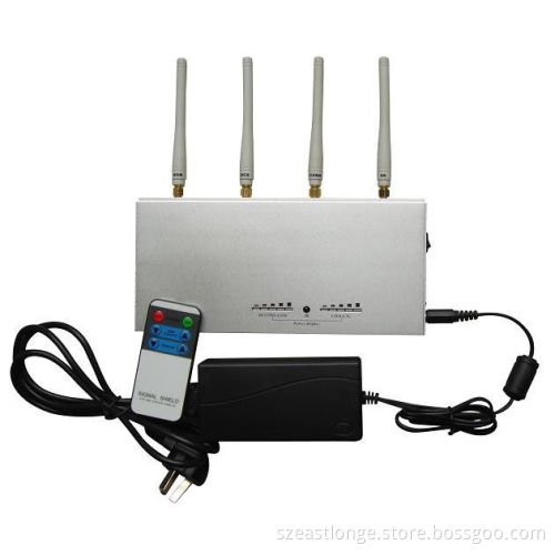 2g / 3g Cell Phone Signal Jammer For Schools With Remote Control